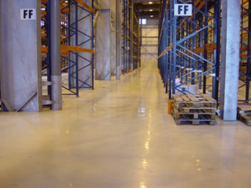 Revêtement résine zone de stockage Promocach