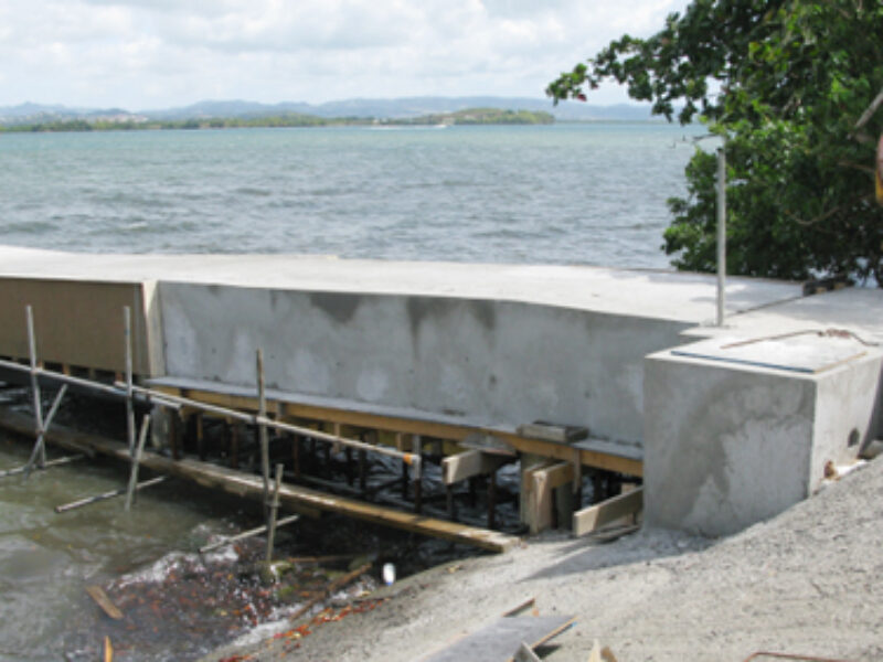 Réalisation ponton Pointe des sables FDF